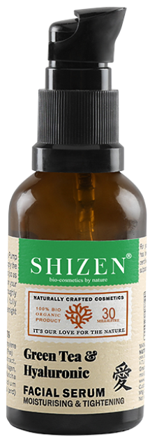 SHIZEN GREEN TEA & HYALURONIC FACIAL SERUM