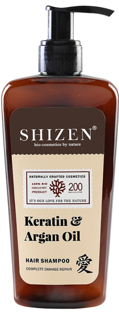 SHIZEN KERATIN & ARGAN OIL HAIR SHAMPOO